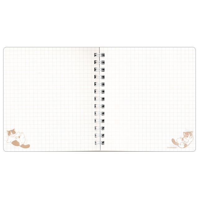 mofusand Vol.6 Square Ring Notebook - Dim Sum - Sun-Star Stationery - Default Title by Techo Treats Stationery