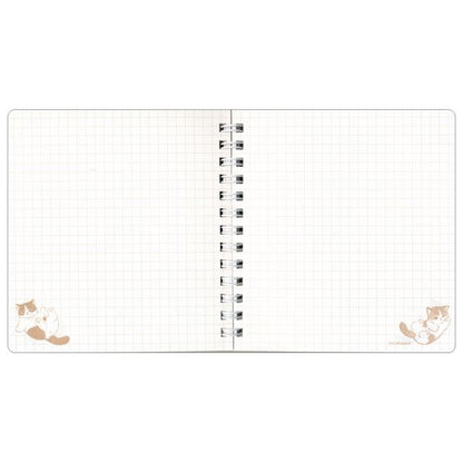 mofusand Vol.6 Square Ring Notebook - Dim Sum - Sun-Star Stationery - Default Title by Techo Treats Stationery