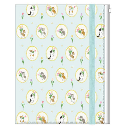 mofusand Vol.7 A4 5-Pocket Clear Folder with Elastic Band - Light Blue - Sun-Star Stationery - Default Title by Techo Treats Stationery