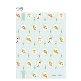 mofusand Vol.7 A4 5-Pocket Clear Folder with Elastic Band - Light Blue - Sun-Star Stationery - Default Title by Techo Treats Stationery