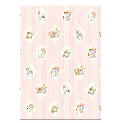 mofusand Vol.7 A5 5mm Grid Notebook - Pink - Sun-Star Stationery - Default Title by Techo Treats Stationery