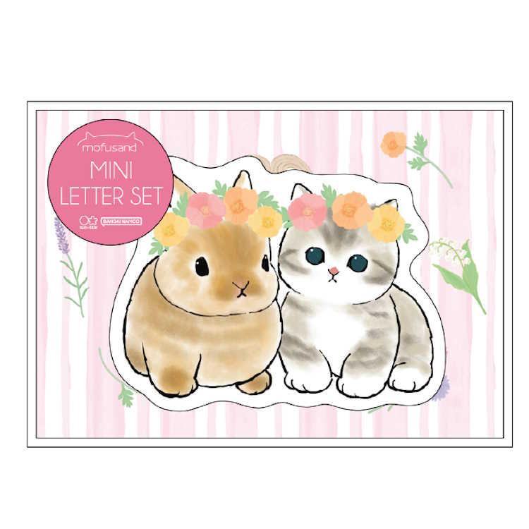 mofusand Vol.7 Die-cut Mini Letter Set - Pink - Sun-Star Stationery - Default Title by Techo Treats Stationery