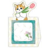 mofusand Vol.7 Die-cut Standing Sticky Notes (A) - Sun-Star Stationery - Default Title by Techo Treats Stationery