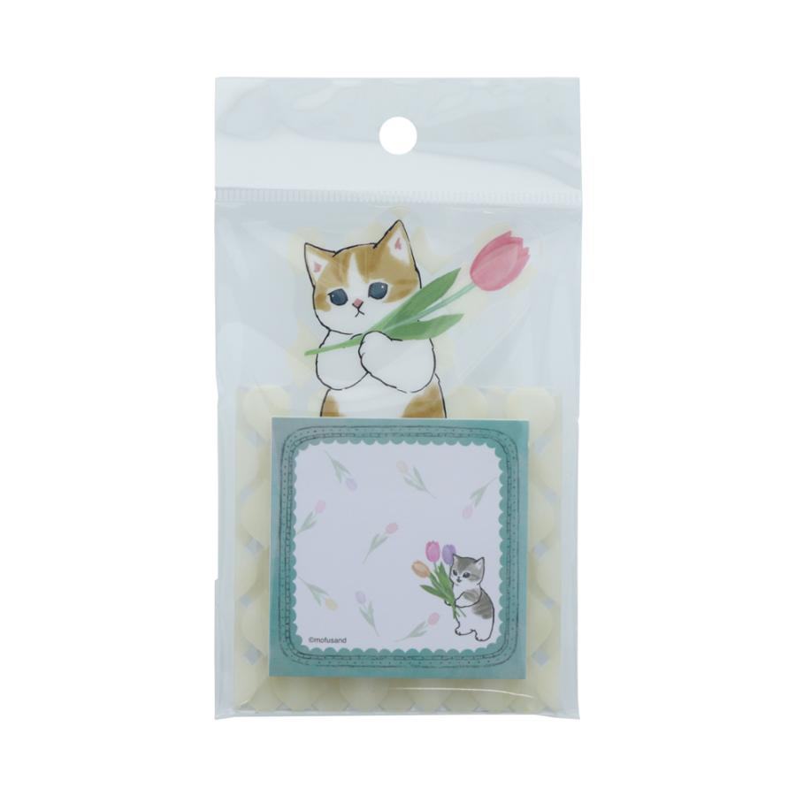mofusand Vol.7 Die-cut Standing Sticky Notes (A) - Sun-Star Stationery - Default Title by Techo Treats Stationery