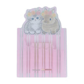 mofusand Vol.7 Die-cut Standing Sticky Notes (B) - Sun-Star Stationery - Default Title by Techo Treats Stationery