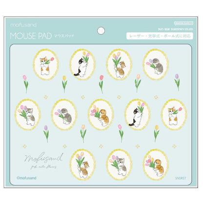 mofusand Vol.7 Mouse Pad - Light Blue - Sun-Star Stationery - Default Title by Techo Treats Stationery