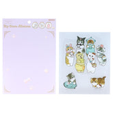 mofusand x Sanrio Characters Big Clear Sticker - Plush Toy - Sun-Star Stationery - Default Title by Techo Treats Stationery