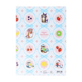 mofusand x Sanrio Vol.2 A4 Die-cut 5-Pocket Clear Folder - Ribbon - Sun-Star Stationery - Default Title by Techo Treats Stationery