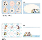 mofusand x Sanrio Vol.2 Memo in Tin - Retro Frame - Sun-Star Stationery - Default Title by Techo Treats Stationery