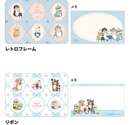 mofusand x Sanrio Vol.2 Memo in Tin - Retro Frame - Sun-Star Stationery - Default Title by Techo Treats Stationery