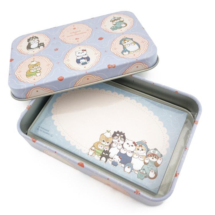 mofusand x Sanrio Vol.2 Memo in Tin - Retro Frame - Techo Treats