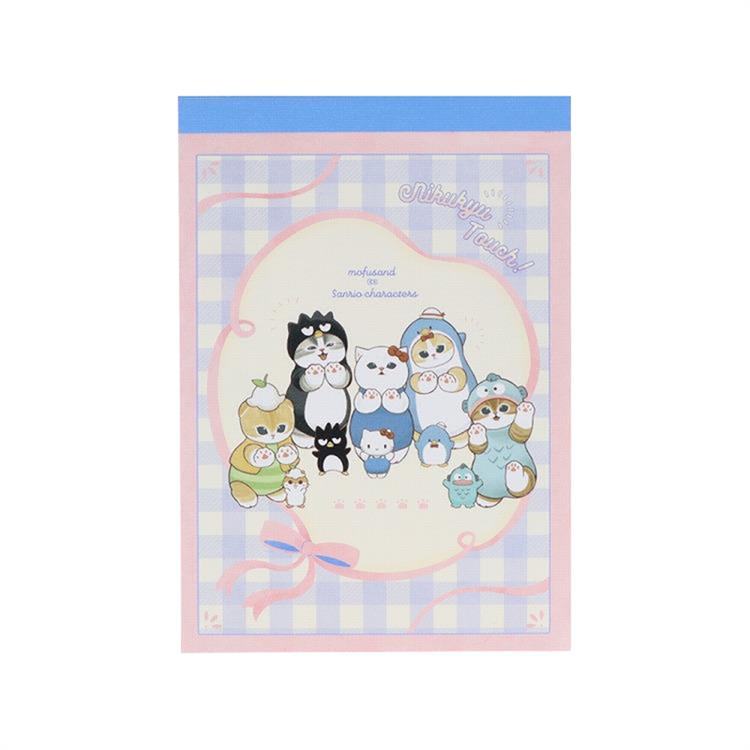 mofusand x Sanrio Vol.2 Mini Memo - Ribbon - Techo Treats