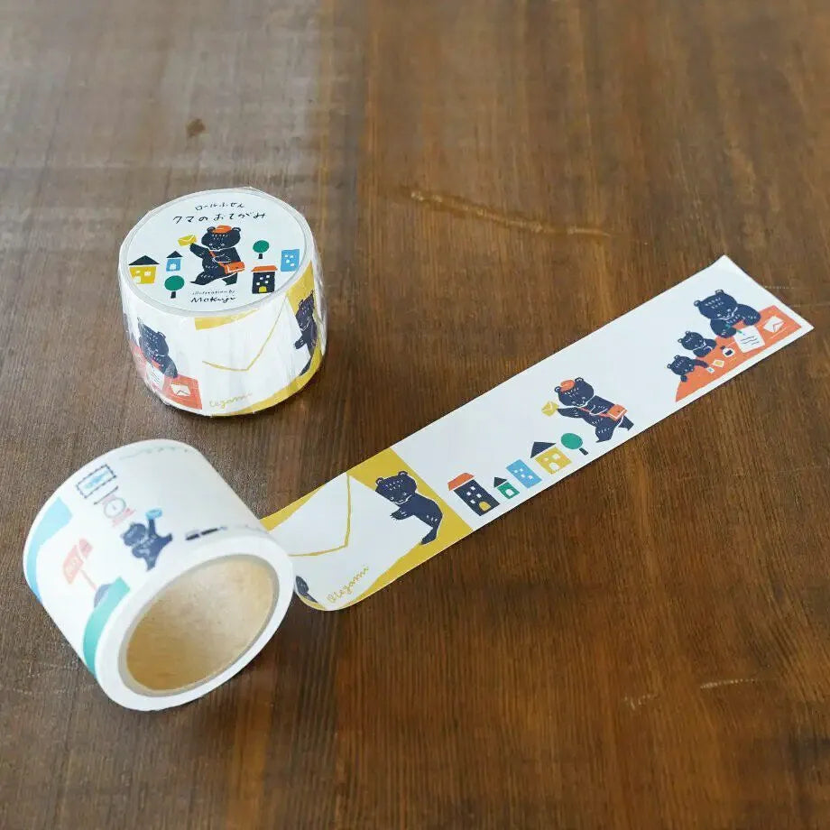 Mokuji Roll Sticky Notes - Bear Mane - TEGAMISHA - Default Title by Techo Treats Stationery