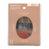 MOMENTS Flake Sticker - Beige Tone - Techo Treats