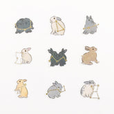 Moriyama Schinako Flake Stickers - Constellation and Rabbit - Techo Treats