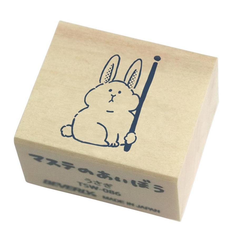 MT Aibou Wooden Stamp - Rabbit - Techo Treats