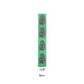 MUSUBI LUNCH BELT Planner Band (15 designs) - Bear by Techo Treats Stationery