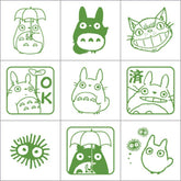 My Neighbor Totoro Check Stamp Set (1) - Techo Treats