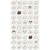 My Series Daily Sticker - Cat Expression - Furukawa Shiko - Default Title by Techo Treats Stationery