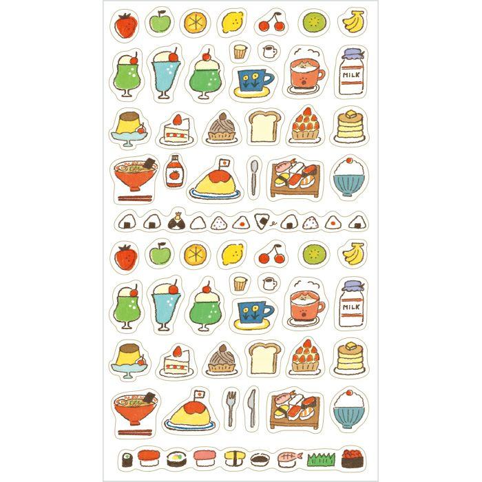 My Series Daily Sticker - Delicious Food - Furukawa Shiko - Default Title by Techo Treats Stationery