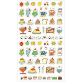 My Series Daily Sticker - Delicious Food - Furukawa Shiko - Default Title by Techo Treats Stationery