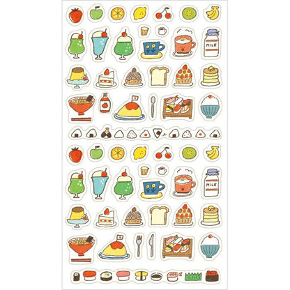 My Series Daily Sticker - Delicious Food - Furukawa Shiko - Default Title by Techo Treats Stationery