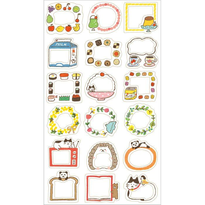 My Series Daily Sticker - Frame - Furukawa Shiko - Default Title by Techo Treats Stationery