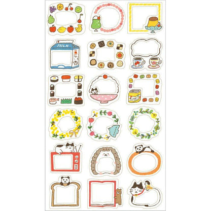 My Series Daily Sticker - Frame - Furukawa Shiko - Default Title by Techo Treats Stationery