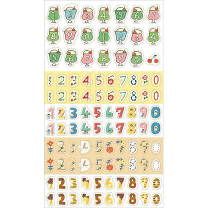 My Series Daily Sticker - Numbers - Techo Treats