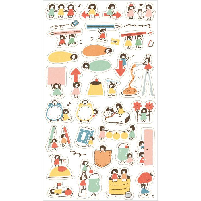 My Series Daily Sticker - Otasuke Kobito - Furukawa Shiko - Default Title by Techo Treats Stationery