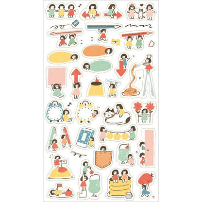 My Series Daily Sticker - Otasuke Kobito - Furukawa Shiko - Default Title by Techo Treats Stationery