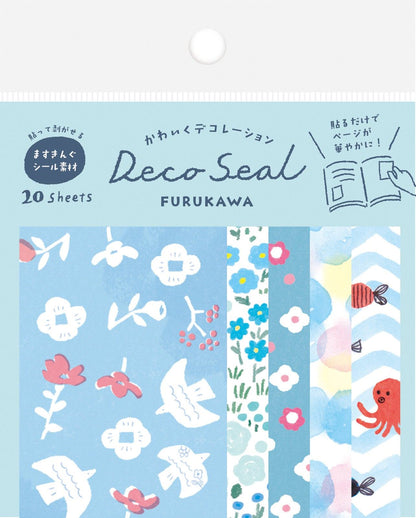My Series Deco Seal - Blue - Furukawa Shiko - Default Title by Techo Treats Stationery