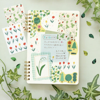 My Series Deco Seal - Green - Furukawa Shiko - Default Title by Techo Treats Stationery