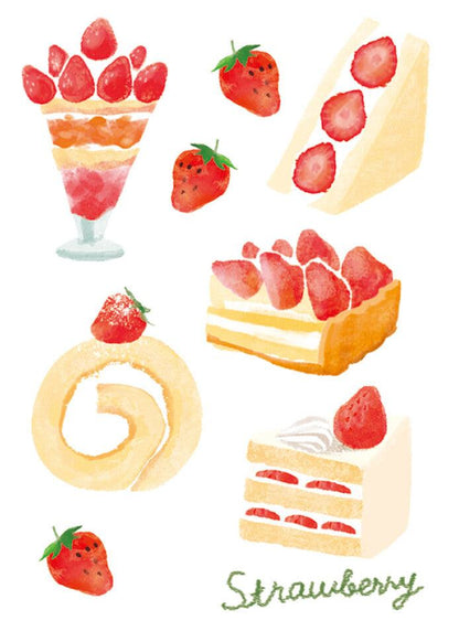 My Series Deco Seal - Red - Furukawa Shiko - Default Title by Techo Treats Stationery