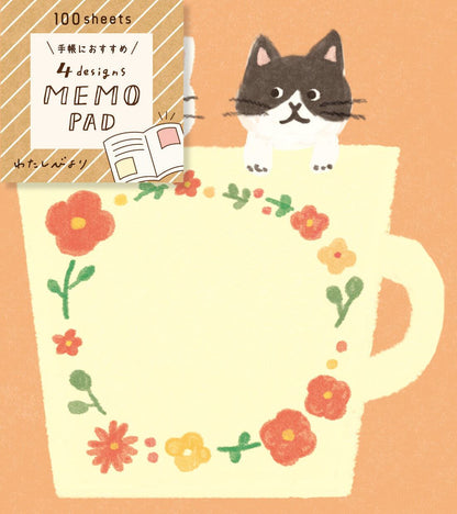My Series Memo Pad - Cat - Furukawa Shiko - Default Title by Techo Treats Stationery