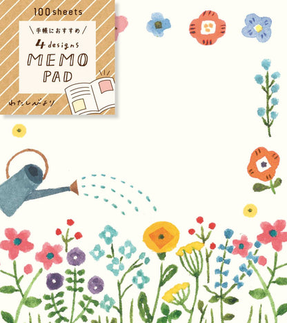 My Series Memo Pad - Flower - Furukawa Shiko - Default Title by Techo Treats Stationery
