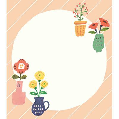 My Series Memo Pad - Flower - Furukawa Shiko - Default Title by Techo Treats Stationery