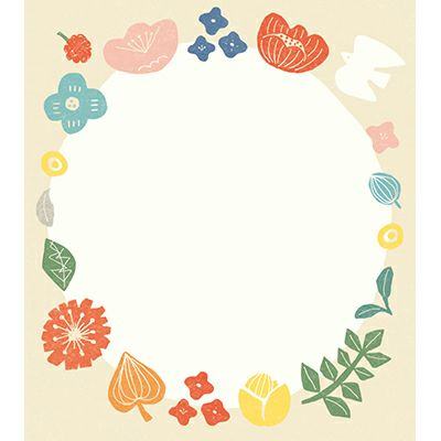 My Series Memo Pad - Flower - Furukawa Shiko - Default Title by Techo Treats Stationery