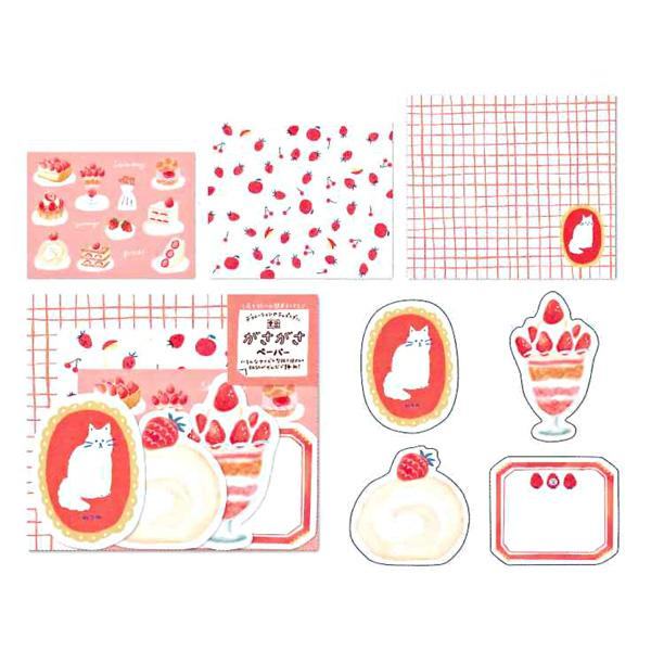 My Series Scrapbooking Paper Set - Red Series - Furukawa Shiko - Default Title by Techo Treats Stationery