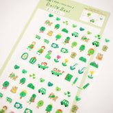 My Series Vol.4 Daily Seal - Outing Green - Furukawa Shiko - Default Title by Techo Treats Stationery