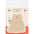 My Series Vol.4 Die-cut Sticky Notes - Fluffy Bear - Furukawa Shiko - Default Title by Techo Treats Stationery