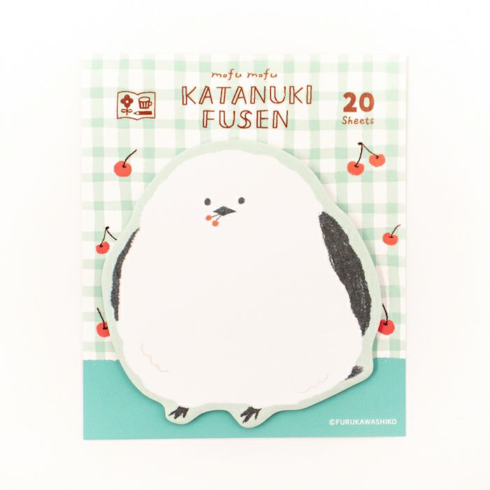 My Series Vol.4 Die-cut Sticky Notes - Fluffy Bird - Furukawa Shiko - Default Title by Techo Treats Stationery