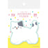 My Series Vol.4 Die-cut Sticky Notes - Fluffy Cat - Furukawa Shiko - Default Title by Techo Treats Stationery