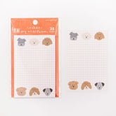 My Series Vol.4 Everyday Sticky Notes - Dogs - Furukawa Shiko - Default Title by Techo Treats Stationery