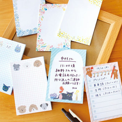 My Series Vol.4 Everyday Sticky Notes - Flower and Cat - Techo Treats