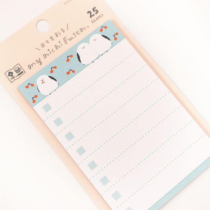 My Series Vol.4 Everyday Sticky Notes - Fluffy Bird - Furukawa Shiko - Default Title by Techo Treats Stationery