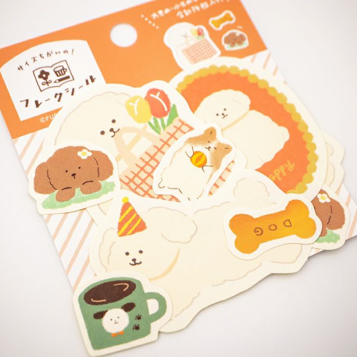 My Series Vol.4 Flake Stickers - Dogs - Furukawa Shiko - Default Title by Techo Treats Stationery