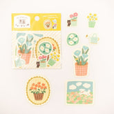 My Series Vol.4 Flake Stickers - Garden - Furukawa Shiko - Default Title by Techo Treats Stationery