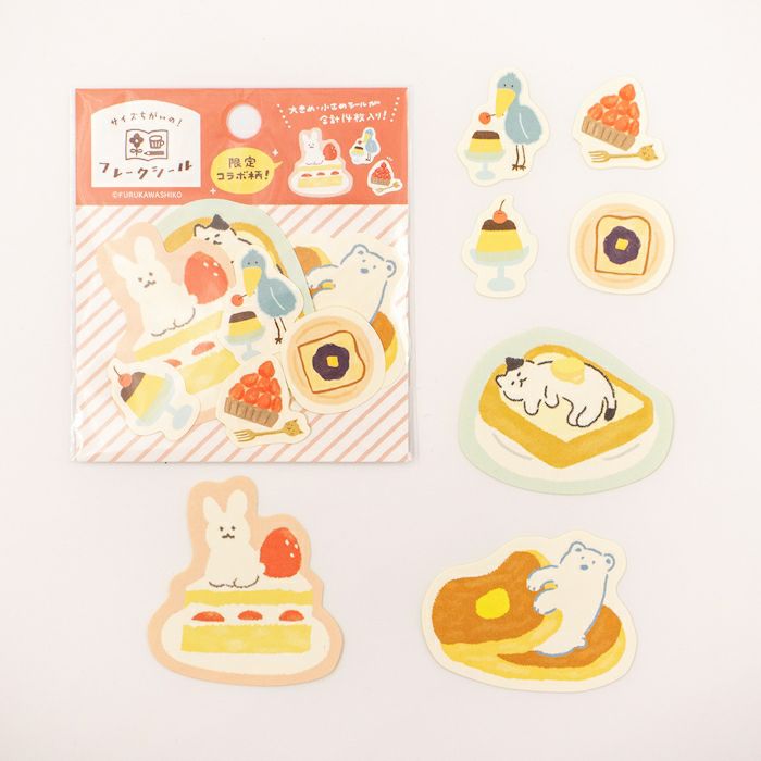 My Series Vol.4 Flake Stickers - Limited Collaboration Pattern - Furukawa Shiko - Default Title by Techo Treats Stationery