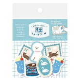 My Series Washi Flake Stickers - Blue Series - Furukawa Shiko - Default Title by Techo Treats Stationery